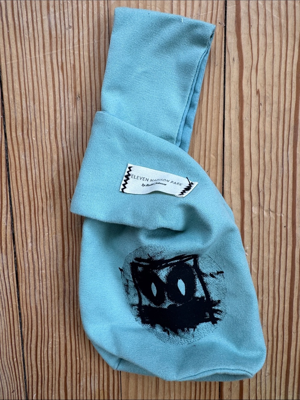 NEW Rashid Johnson x Eleven Madison Park Limited Edition Knot Mini Tote Bag Blue